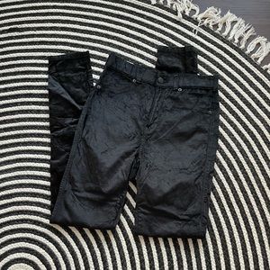 Dr Denim Plenty Deep Black Velvet Pants